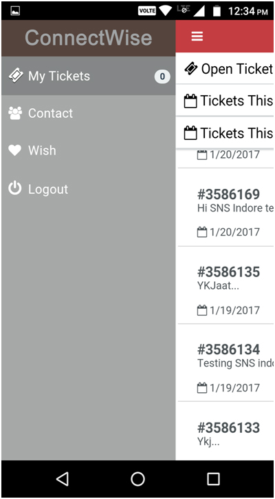 Login Screen My Ticket