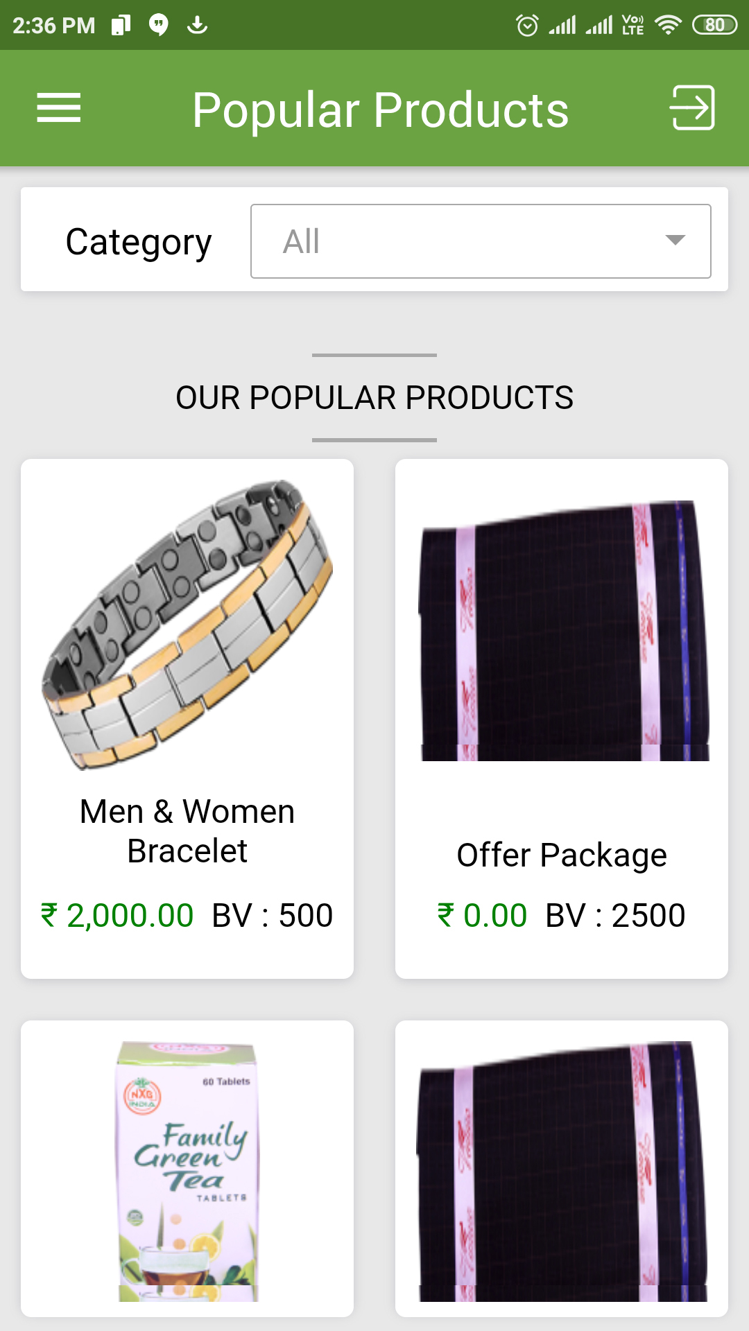 E-commerce Popular Product