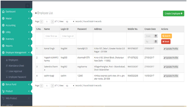 Multi Level Marketing Employee Management